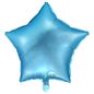 13.5" Light Blue Star Foil Balloons