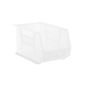 Large Stackable Plastic Utility Bin - Clear -18" x 11" x 10"