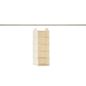 The Container Store Wide 5-Compartment Hanging Closet Organizer - Natural