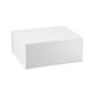 Collapsible Gift Box - White Glossy - 13" x 10-3/4" x 5-1/2"
