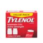 TYLENOL Extra Strength 500mg Acetaminophen Caplets, 100 Ct, Two Pack