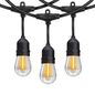 Feit 48' LED String Light Set, Black, 1-pack