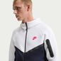 Nike Men's Tech Fleece Full-Zip Windrunner Hoodie, S - White