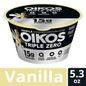 Oikos Triple Zero Vanilla High Protein Nonfat Greek Yogurt Cup