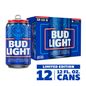Bud Light American Lager Beer 12 Pack, 12 Fl Oz Cans