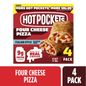 Hot Pockets Four Cheese Pizza Italian-Style Seasoned Crust Frozen Snacks 4PK