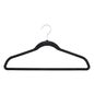 The Container Store Non-Slip Velvet Suit Hanger, 17-1/2 x 1/4 x 9 in - Black