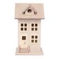 ArtMinds 7.5" Assorted Unfinished Wood Townhouse Birdhouse