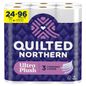 QUILTED NORTHERN Ultra Plush Toilet Paper, 24 Mega Rolls
