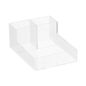 The Container Store Luxe Cosmetic & Brush Organizer - Clear - 6-1/4" x 8-1/2" x 3-5/8"