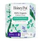 The Honey Pot® 100% Organic Cotton Cover Herbal Infused Overnight Pads with Wings