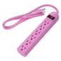 Five Below 6-Outlet Power Strip - Pink