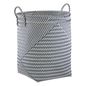 Strapping Laundry Hamper - Blue & White - 18" x 18" x 22" h