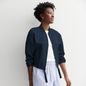 Women's Sonoma Goods For Life® Relaxed Bomber Jacket, Size: Large, Blue Pier