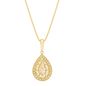 14kt Yellow Gold Pear Drop Pendant
