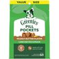 GREENIES Pill Pockets, Large Size Dog Treats, Peanut Butter Flavor, 15.8 oz. Pouch