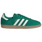 adidas Women's Samba OG Shoes, Size 8, Medium/B - Bold Green/Off White/Gold Met
