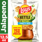Lay's Kettle Cooked Potato Chips Jalapeno Flavored