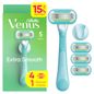 Venus Extra Smooth Women's Razor, 4 Blade Refills + Shower Holder