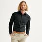 Apt. 9 Men's Apt. 9® Slim Fit Wrinkle Free Dress Shirt, Size: Medium-34/35, Black