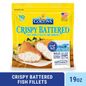 Gorton’s Crispy Battered Fish 100% Whole Fillets (Not Minced), Wild Caught Alaskan Pollock, Frozen
