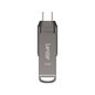 Lexar JumpDrive Jump Drive D400 Dual 64GB USB 3.1 Flash Drive - Titanium