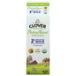 Clover Sonoma Organic 2% Reduced Fat Milk Quart