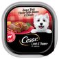 Cesar Adult Soft Wet Dog Food Angus Beef Bacon & Cheese Loaf & Topper In Sauce