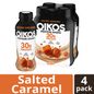 Oikos Protein Shake, Salted Caramel, 30g High Protein Drinks, Shelf Stable, Ready to Drink, 5g Prebiotic Fiber, 12 fl oz Bottle, 4 Count
