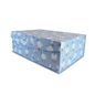 Celebrate Togetherâ„¢ Geese Blue Print Hinge Paper Box, Blue Geese