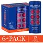 SARATOGA Collection Anatomy of a Peach Flavored Sparkling Spring Water, 12 fl oz, 6 Pack Cans