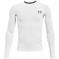 Under Armour Boys' HeatGear Armour Long Sleeve Compression Top - 100 White & Black - S