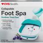 CVS Health Foldable to Save Space Relaxing Foot Spa