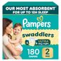 Pampers Swaddlers Ultra Diapers Sizes 1 - 2, Size 2, 180-count