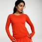 CALIA Women's Seamless Long Sleeve Tee, L - Fresh Red
