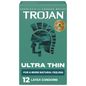 Trojan Ultra Thin Latex Lubricated Condoms For Men