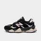 New Balance 9060 Casual Shoes, Size 8 - Black/Pink