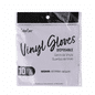 Salon Care Vinyl Gloves, Medium - Black