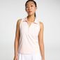 CALIA Women's Golf Fashion Sleeveless Polo, L - Pink Darling