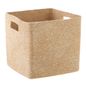 The Container Store Large Seine Woven Jute Cube - Sand - 12" x 12"