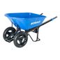 Kobalt Steel Wheelbarrow With Flat Free Tire - Blue - 7 cu ft