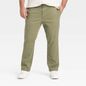 Goodfellow And Co Men's Comfort Wear Slim Fit Chino Pants, Size 32x32 - Olive Green
