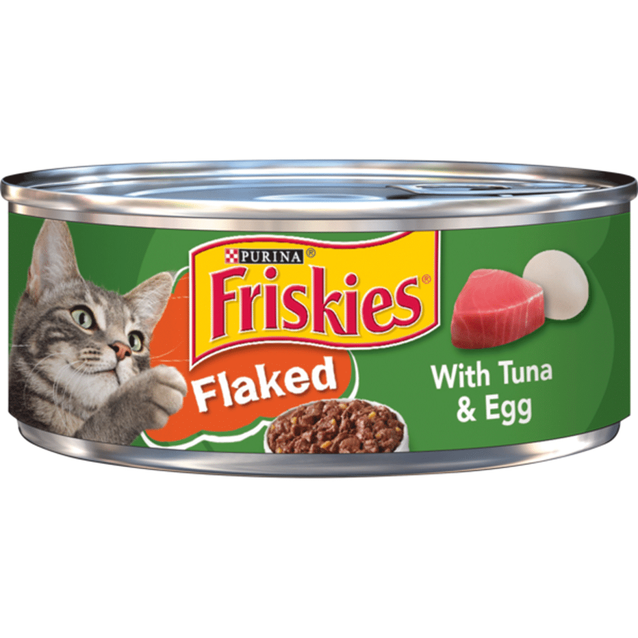 Friskies Wet Cat Food, Flaked With Tuna & Egg