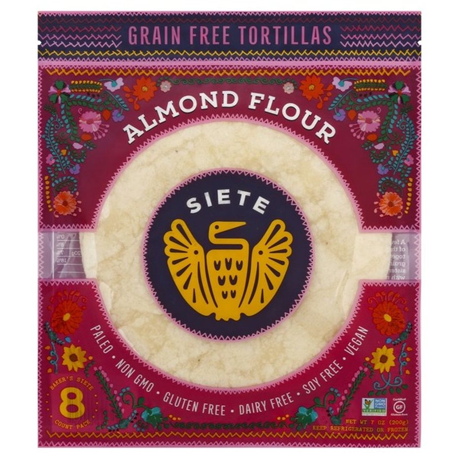 Siete Tortillas, Grain Free, Almond Flour