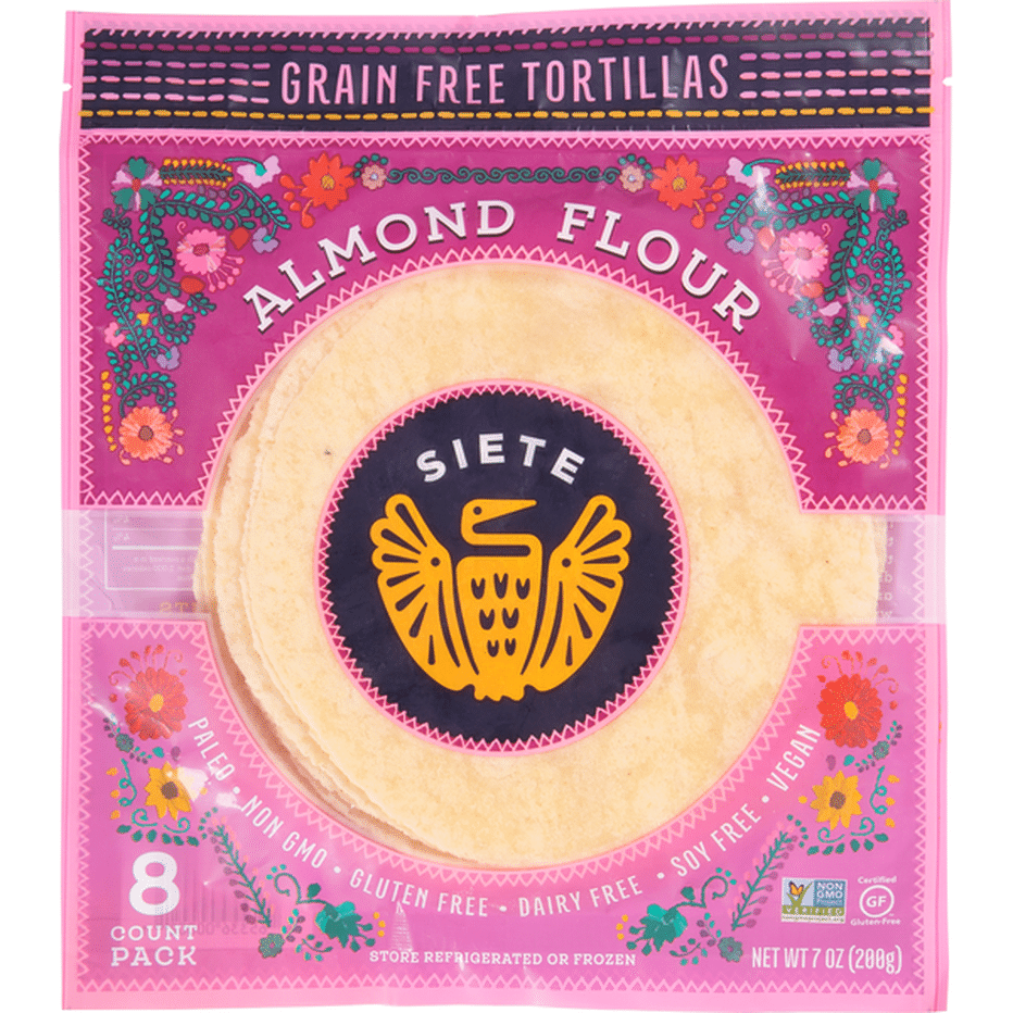 Siete Tortillas, Grain Free, Almond Flour