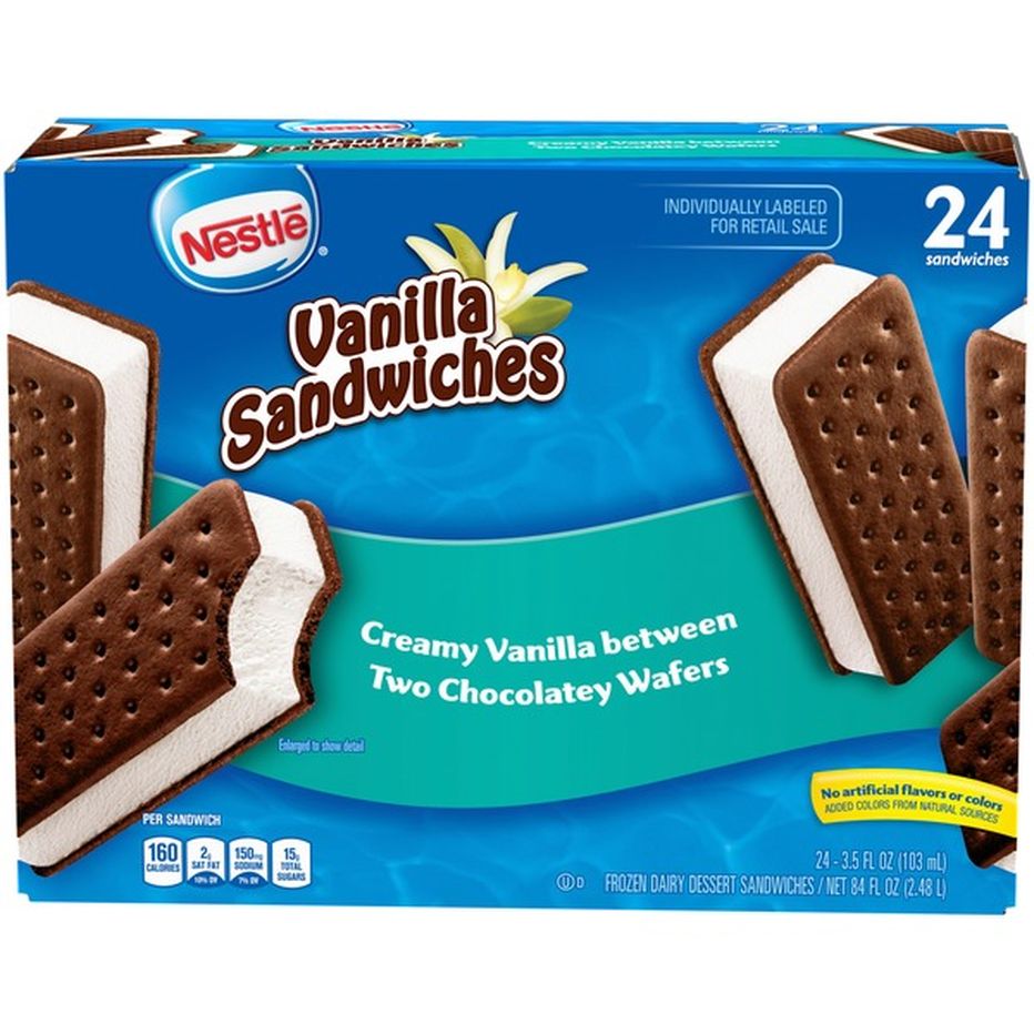 Tillamook Ice Cream Sandwich Nutrition Facts