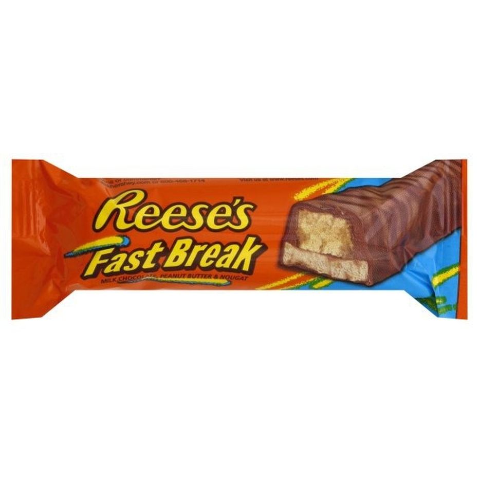 Reese's Milk Chocolate, Peanut Butter & Nougat, Fast Break