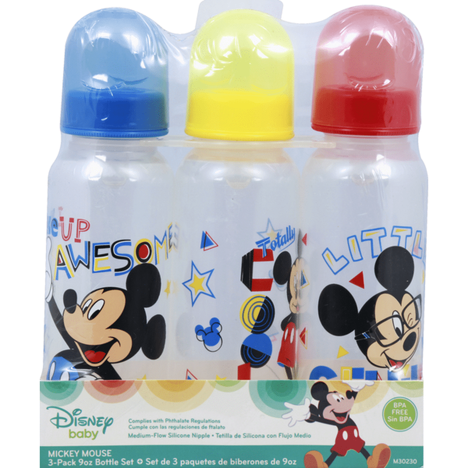 Disney Bottle Set, Medium-Flow, 9 Ounce, 3 Pack (1 each) Delivery or ...