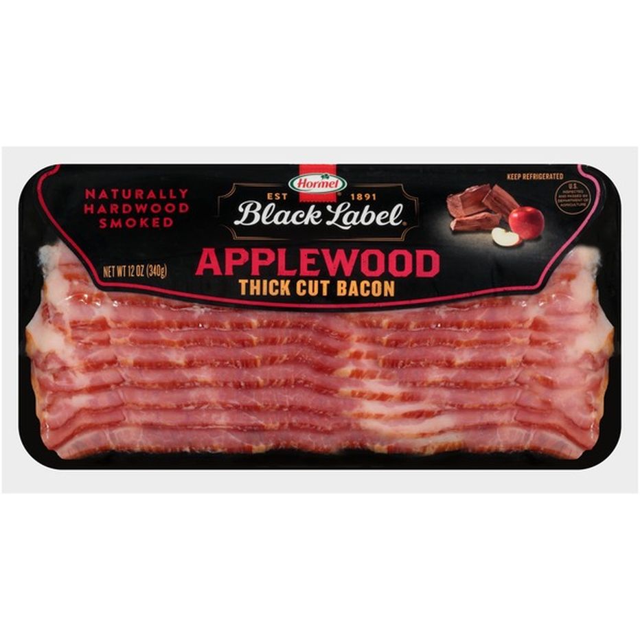 Hormel Naturally Hardwood SmokedThick Cut Applewood Bacon (12 oz