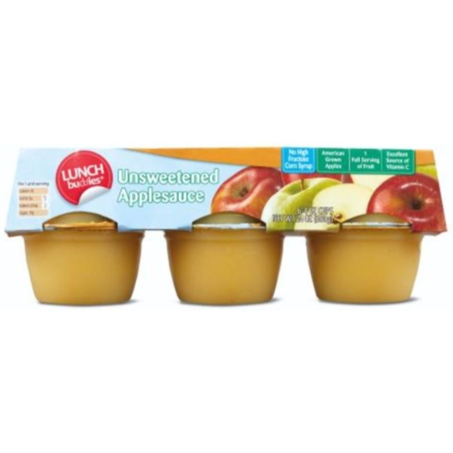 Lunch Buddies Unsweetened Applesauce Cups